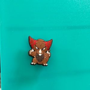 Croc Charm.  Mecha Gorama